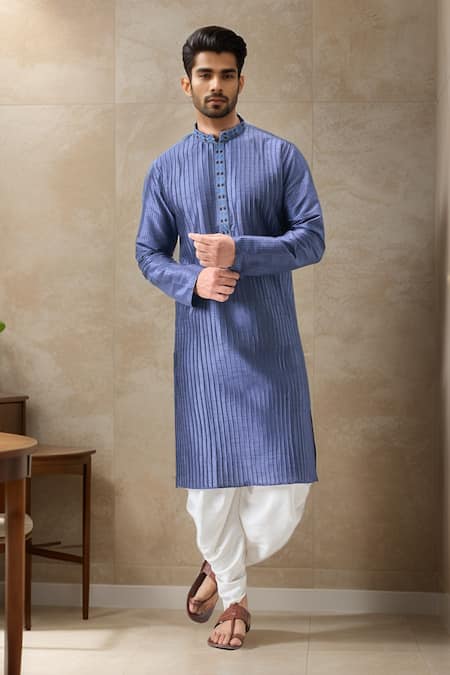 Arihant Rai Sinha Pintucked Embroidered Kurta Set 