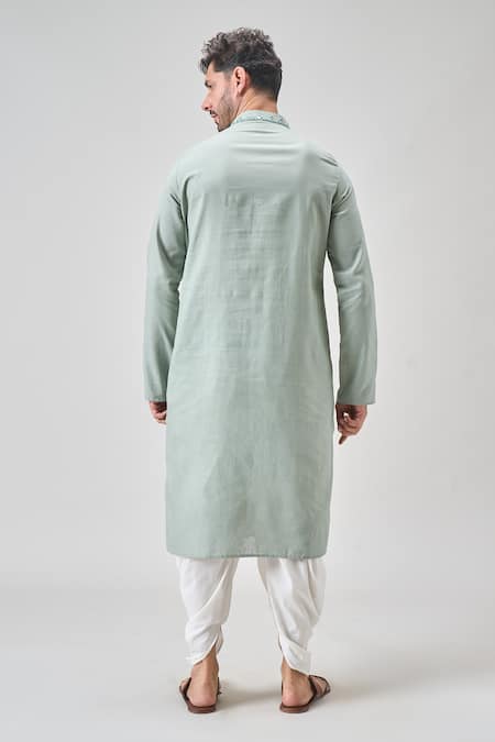 Arihant Rai Sinha Floral Mirror Embroidered Kurta & Patiala Set 