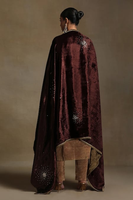 Weaver Story Floral Sequin Hand Embroidered Dushala 