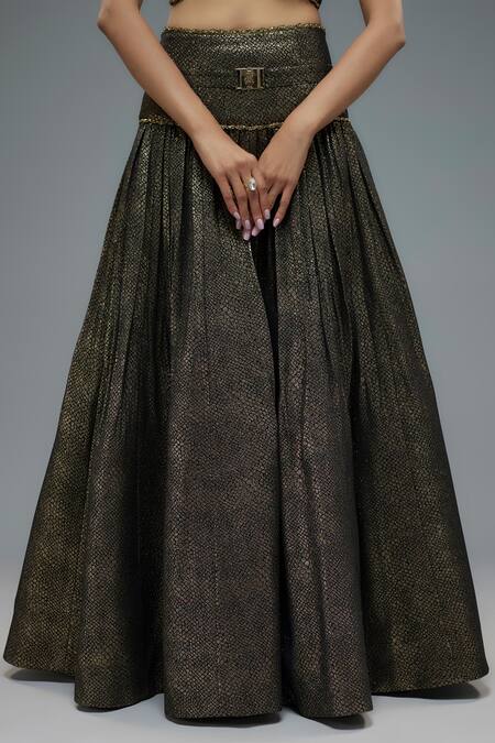 Buy Rocky Star Black Net, Polyester Patchwork, Embroidery Collared Flora Brocade Lehenga Set Online at Aza Fashions Buy_Rocky Star_Black Net, Polyester Patchwork, Embroidery Collared Flora Brocade Lehenga Set _Online_at_Aza_Fashions