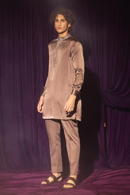 Chhaya Mehrotra Altair Embellished Placket Kurta With Pant 