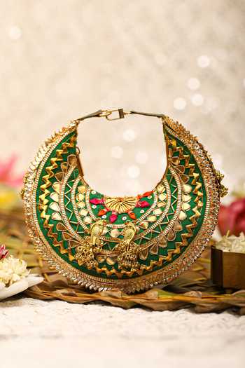 5elements Peacock Gota Potli Bag 