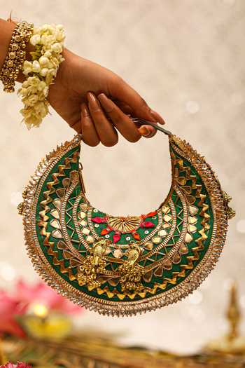 5elements Peacock Gota Potli Bag 
