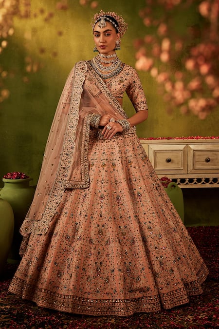 Manvi Kapoor Guldasta Sequin Embroidered Bridal Lehenga Set 