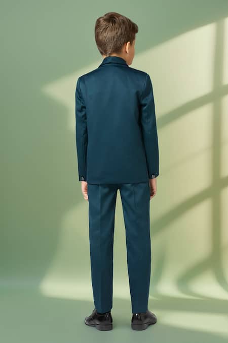 Petite Pomme Sequin Embellished Blazer Trouser Set 