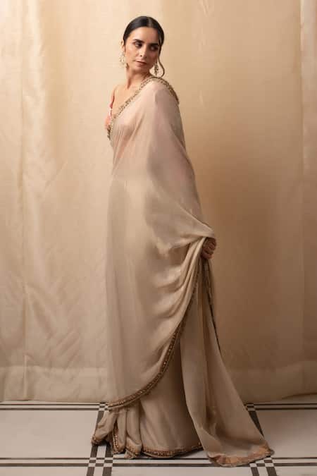 Shop Priyanka Raajiv Gold , Organza, Brocade Zari, Crystals Zardozi Hand Embroidered Saree Online at Aza Fashions Shop_Priyanka Raajiv_Gold , Organza, Brocade Zari, Crystals Zardozi Hand Embroidered Saree _Online_at_Aza_Fashions