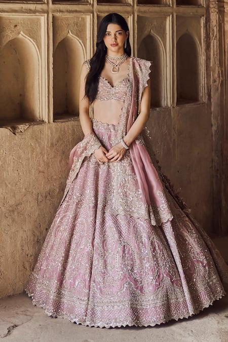 Anushree Reddy Akhila Embroidered Bridal Lehenga Set 