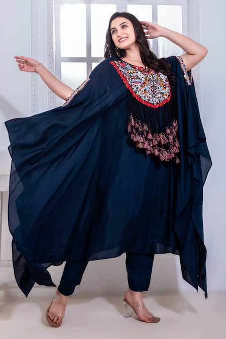 Namrataa Nopany Dori & Bead Embroidered Cape Set 