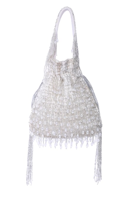 Tasna Cutdana Pearl Embellished Potli 