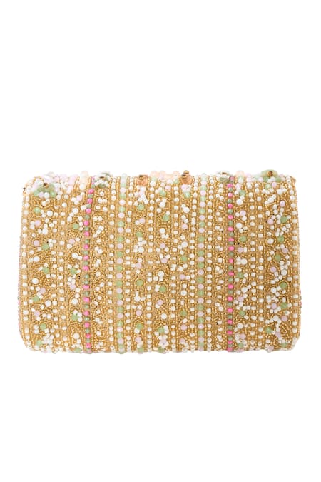 Buy Tasna Multi Color Crystals, Cut Work, Pearls Embellished Handbag Online at Aza Fashions Buy_Tasna_Multi Color Crystals, Cut Work, Pearls Embellished Handbag _Online_at_Aza_Fashions