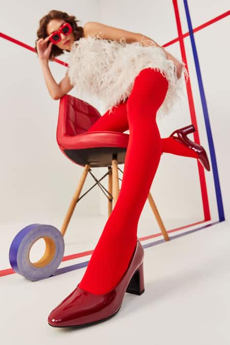 Oroh Red Patent Leather Pump Heels 