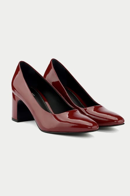 Shop_Oroh_Red Patent Leather Pump Heels _Online_at_Aza_Fashions