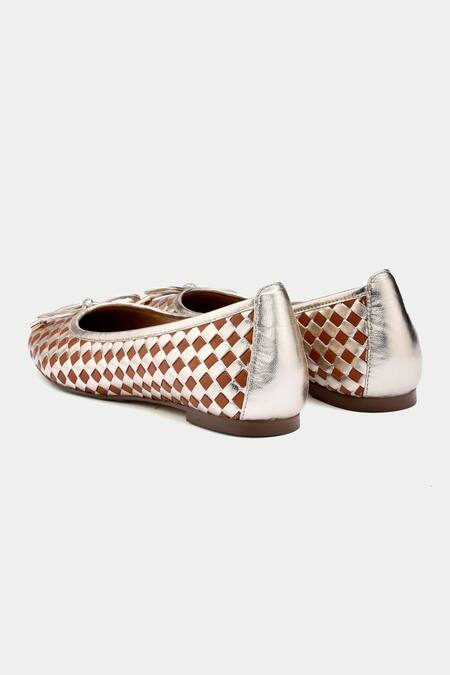 Shop Oroh Multi Color Woven Ballerinas Online at Aza Fashions Shop_Oroh_Multi Color Woven Ballerinas _Online_at_Aza_Fashions