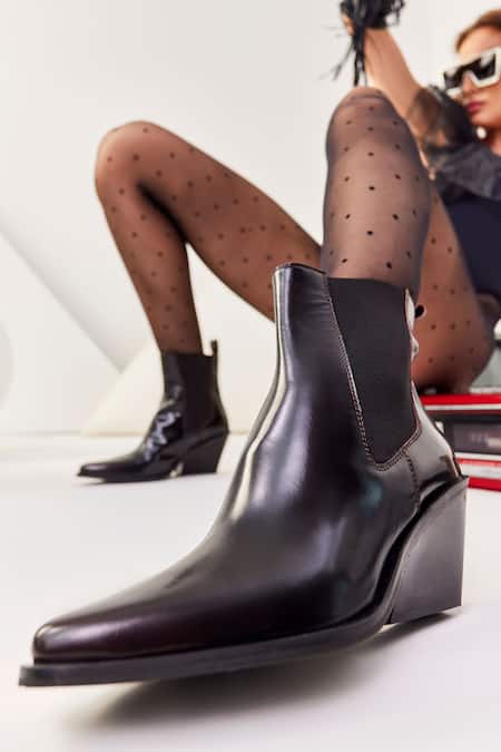 Shop_OROH_Brown Dark Designer Ankle Boots 