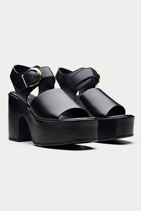 OROH Formentra Leather Platform Sandals 