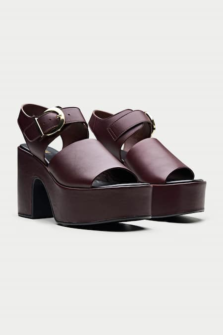 OROH Formentra Leather Platform Heels 