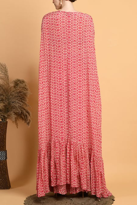 Samyukta Singhania Printed Kaftan & Pant Set 