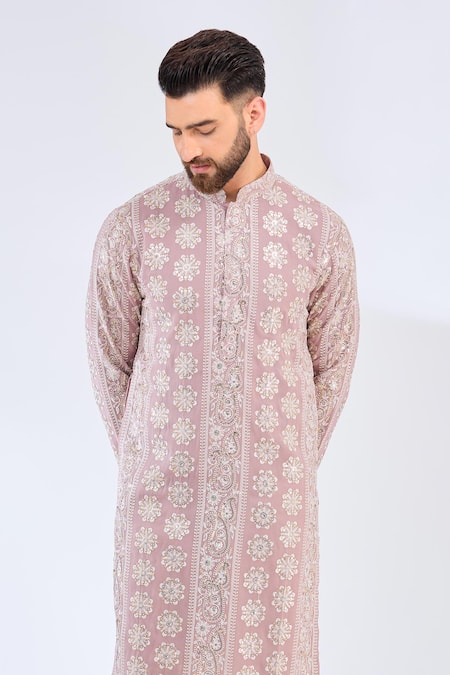 Kasbah Floral Paisley Embroidered Kurta 