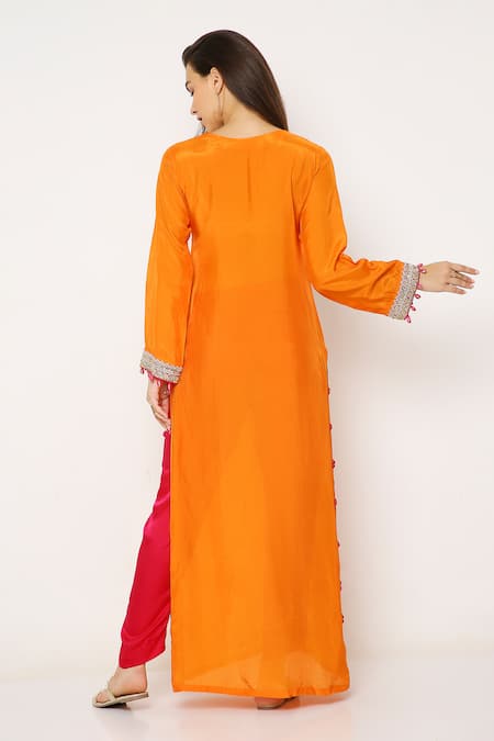 Neha Mehra Sequin Embroidered Kurta Set 