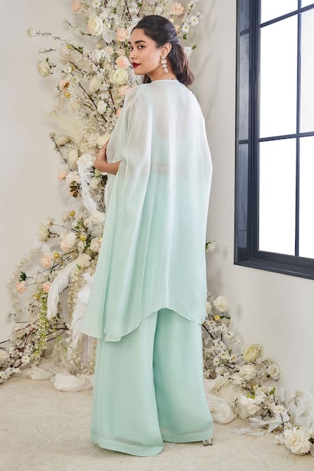 Disha Muchhala Florin Embroidered Cape & Pant Set 