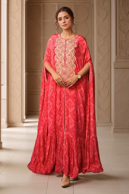 Samyukta Singhania Wildbloom Print Kaftan Set 