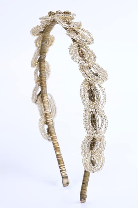 Choko Glass Bead Embellished Hairband 