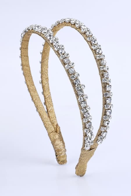 Choko Gold Rhinestone Hairband 