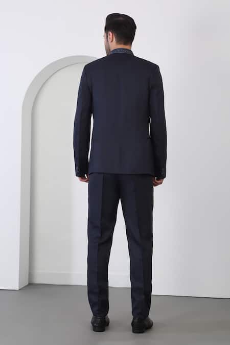 Aham-Vayam Cutdana Embroidered Bandhgala Set 