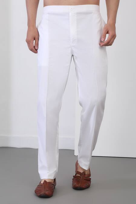 Aham-Vayam_Green Cotton Sequins Floral Applique Embroidered Kurta And Pant Set_Online_at_Aza_Fashions