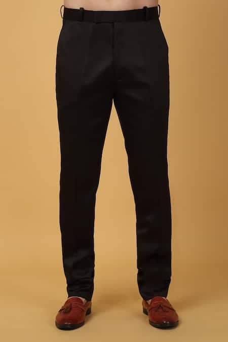 Aham-Vayam_Black Cotton, Silk Sequins Gulrez Jaal Embroidered Bandhgala _Online_at_Aza_Fashions