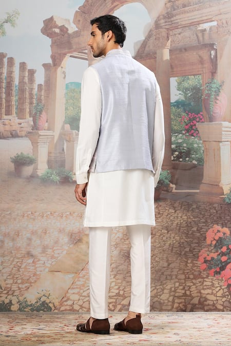 Asuka Dori & Leather Applique Bundi Kurta Set 