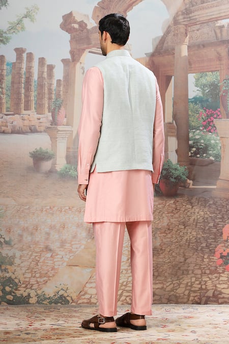 Asuka Zardozi Embroidered Bundi Kurta Set 