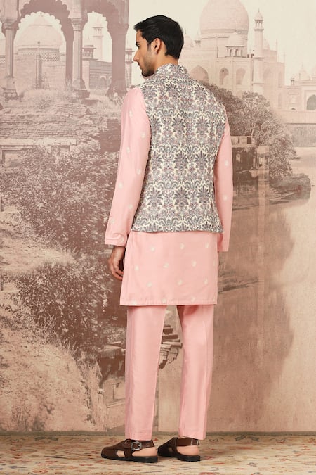 Asuka Orchid Rose Embroidered Bundi Set 