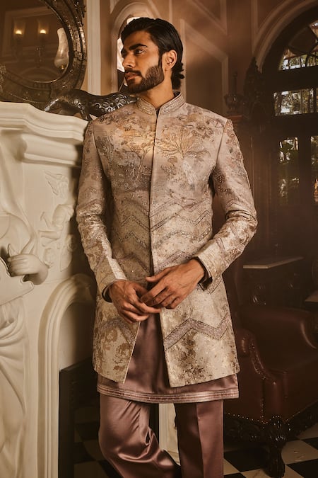Asuka Ambrosia Bloom Embroidered Sherwani Set 