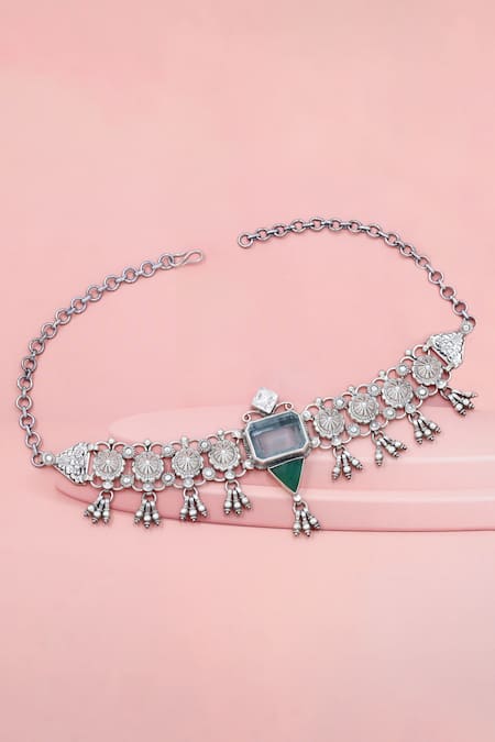 Sangeeta Boochra Studded Hydro Stone Choker 