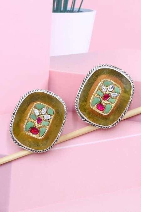 Sangeeta Boochra Classic Sophistication Phool Studs 