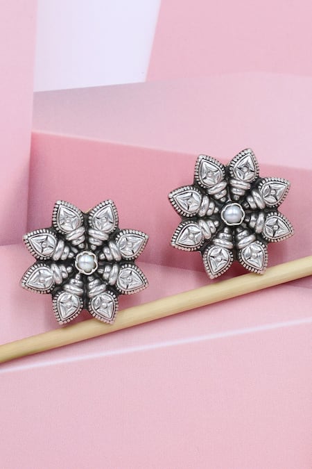 Sangeeta Boochra Artisan Craft Floret Studs 