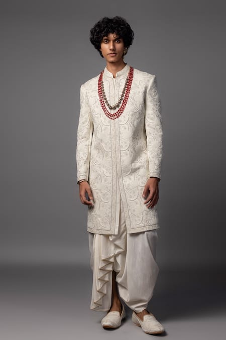 Paarsh Paisley Embroidered Sherwani Set 