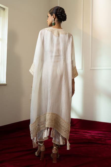 Nabo Basra Moti Embroidered Kaftan Set 