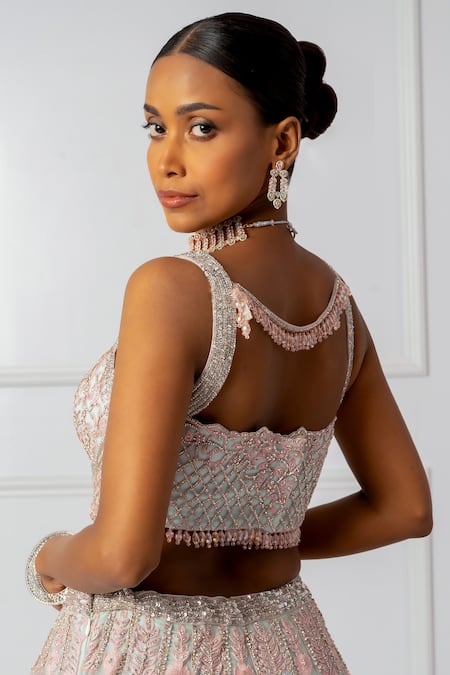 Isha Regalia Embellished Floral Bridal Lehenga Set 