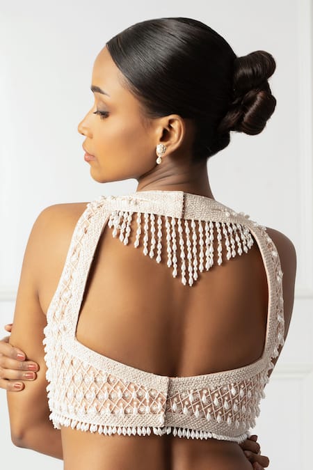 Isha Regalia Embroidered Floral Peach Lehenga Set 