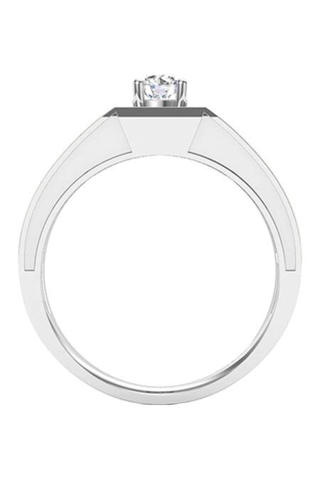 Buy_Divine Solitaires_Yellow Diamonds Gold Solitaire Encrusted Ring_Online_at_Aza_Fashions