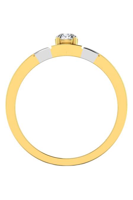 Buy_Divine Solitaires_White Diamonds Maze Ring_Online_at_Aza_Fashions