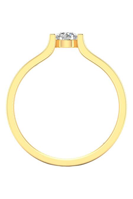Buy Divine Solitaires Yellow Diamonds Ray 18kt Gold Ring Online at Aza Fashions Buy_Divine Solitaires_Yellow Diamonds Ray 18kt Gold Ring_Online_at_Aza_Fashions