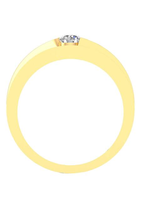 Buy Divine Solitaires Yellow Diamonds Arch Rib Design Ring Online at Aza Fashions Buy_Divine Solitaires_Yellow Diamonds Arch Rib Design Ring_Online_at_Aza_Fashions