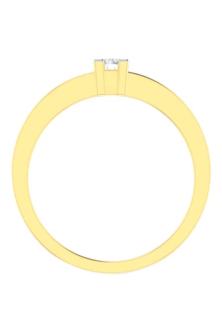 Buy Divine Solitaires Yellow Diamonds 18kt Gold Ring Online at Aza Fashions Buy_Divine Solitaires_Yellow Diamonds 18kt Gold Ring_Online_at_Aza_Fashions