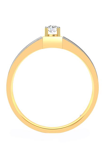 Buy_Divine Solitaires_White Diamonds Path Design Ring_Online_at_Aza_Fashions