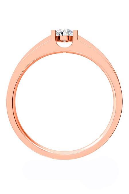 Buy_Divine Solitaires_Rose Gold Diamonds Striped Bar Design Ring_Online_at_Aza_Fashions