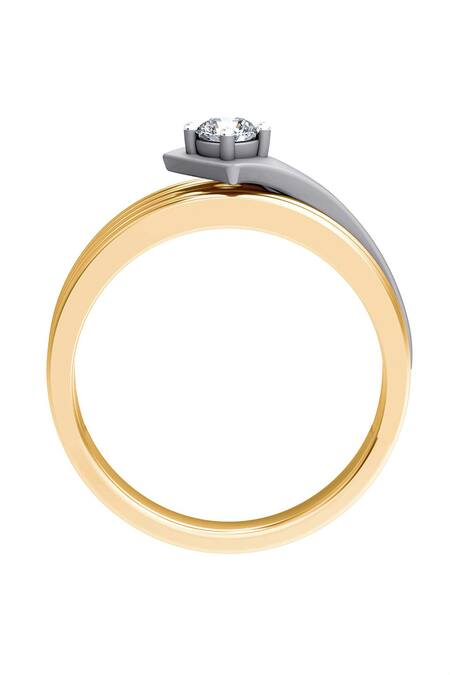 Buy_Divine Solitaires_Yellow Diamonds 18kt Gold Solitaire Ring_Online_at_Aza_Fashions