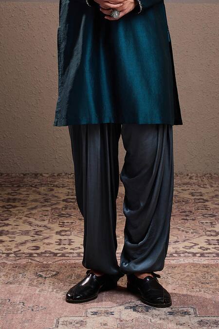 Buy Histori Green Chanderi, Modal, Satin Beads Embroidered Kurta And Salwar Set Online at Aza Fashions Buy_Histori_Green Chanderi, Modal, Satin Beads Embroidered Kurta And Salwar Set _Online_at_Aza_Fashions